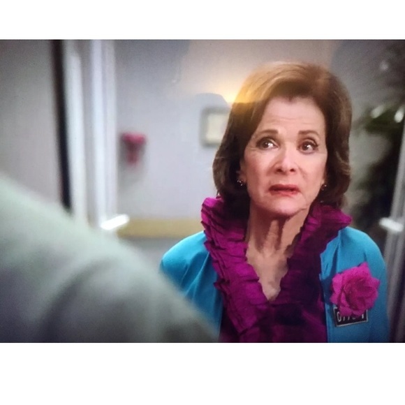 Screen Worn Arrested Development Purple Blouse - Picture 4 of 5